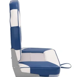 vidaXL Bootstoelen 2 st inklapbaar met hoge rugleuning 39x43x58 cm