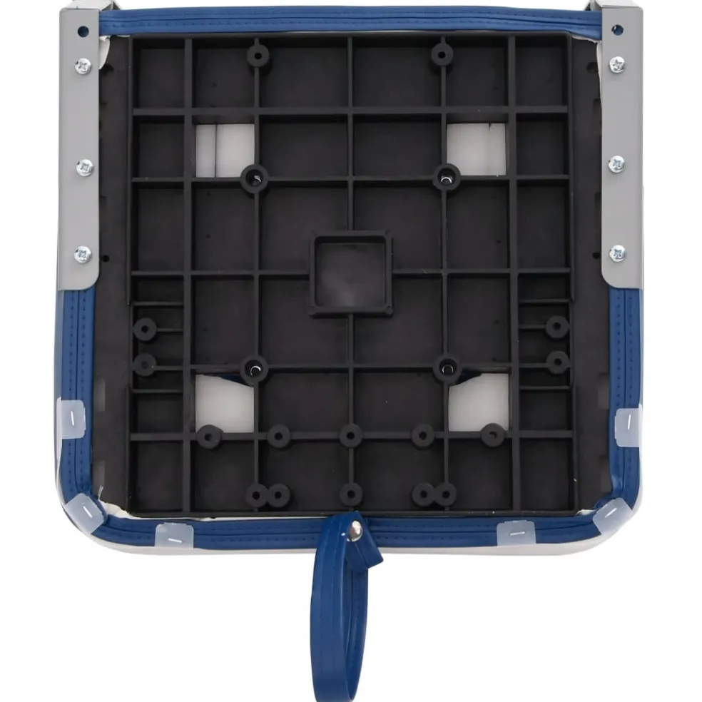 vidaXL Bootstoelen 2 st inklapbaar met hoge rugleuning 39x43x58 cm