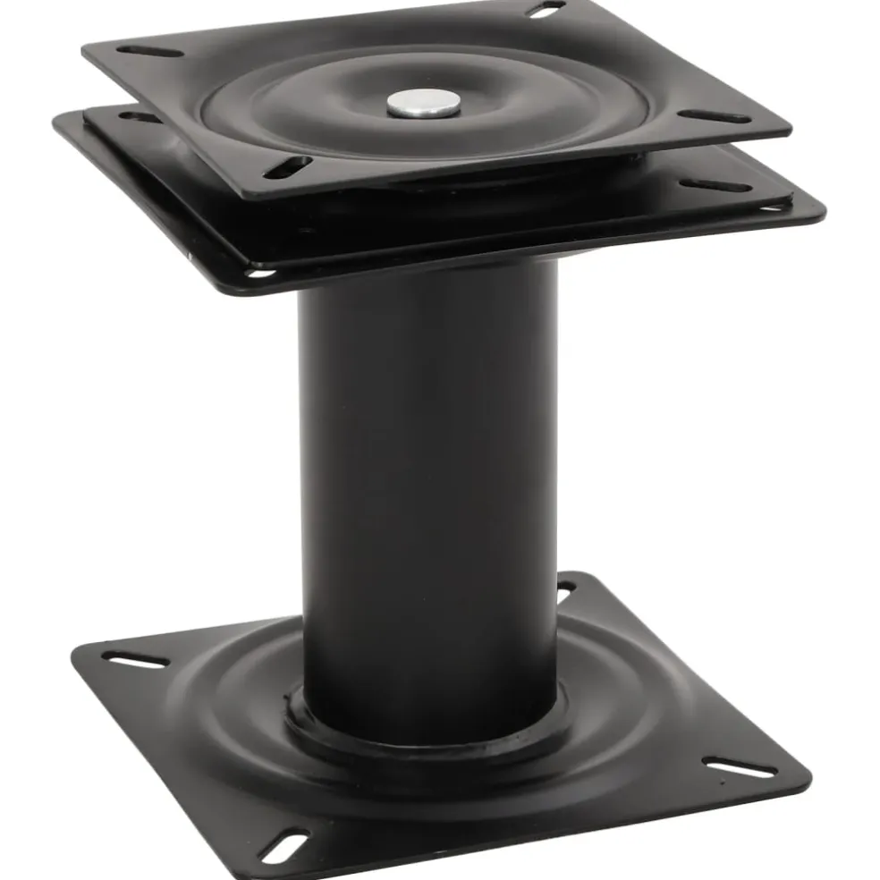 vidaXL Bootstoelpoot met 360° draaiplateau staal