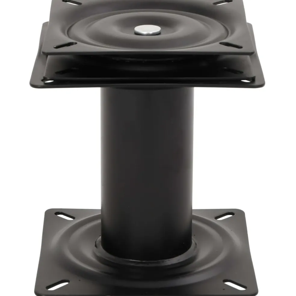 vidaXL Bootstoelpoot met 360° draaiplateau staal