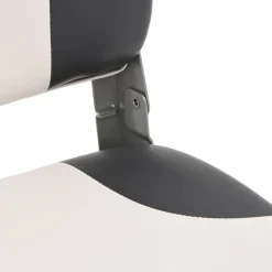 vidaXL Bootstoel 1 set inklapbaar lage rugleuning fixeerlus