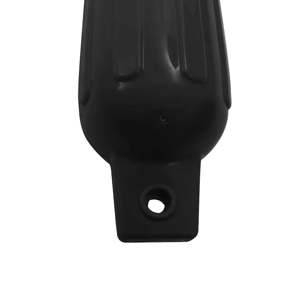 vidaXL Bootstootkussens 4 st Ø 11x40 cm PVC zwart