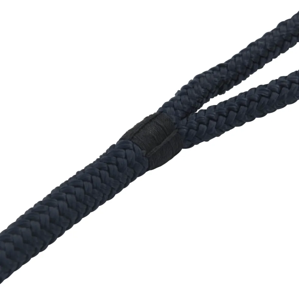 vidaXL Boottouw 10 mm 6 m Koninklijk Blauw Polyester