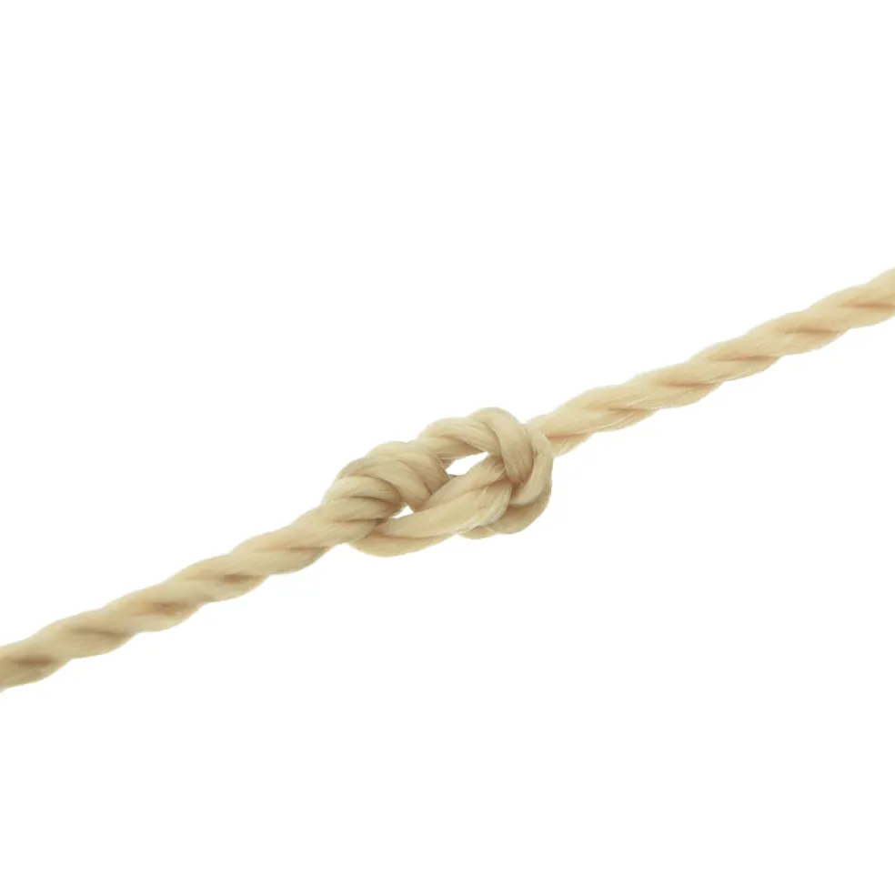 vidaXL Boottouw 2 mm 25 m Naturel
