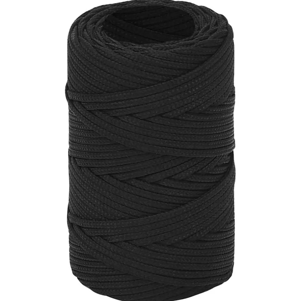 vidaXL Boottouw 2 mm 250 m polypropeen zwart