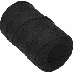 vidaXL Boottouw 2 mm 250 m polypropeen zwart