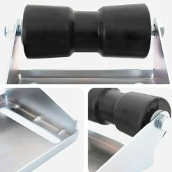 vidaXL Boot Trailer Roller met Beugel 20,3 cm Gegalvaniseerd staal