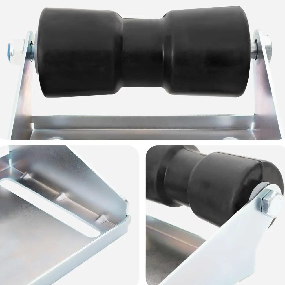 vidaXL Boot Trailer Roller met Beugel 20,3 cm Gegalvaniseerd staal