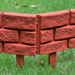 vidaXL Borderranden 11 st met baksteenontwerp