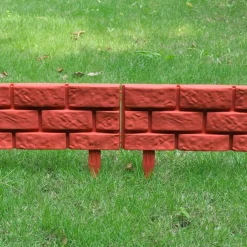 vidaXL Borderranden 11 st met baksteenontwerp