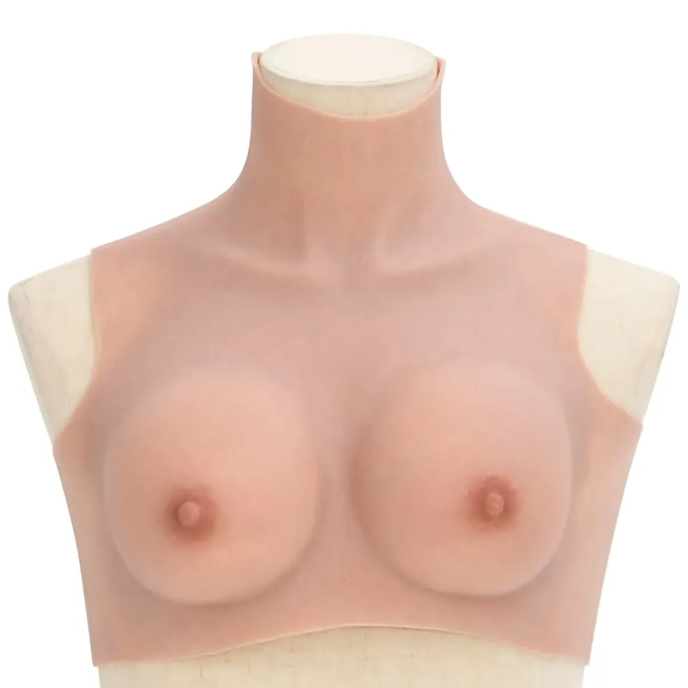 vidaXL Borstprothese B-cup silicone naturel