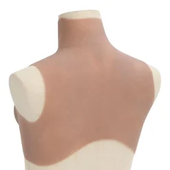 vidaXL Borstprothese B-cup silicone tan