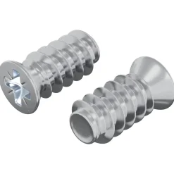 vidaXL Bout 2 st zilver M6 x 12 mm IJzer