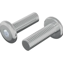 vidaXL Bout 2 st Zilver 8 x 25 mm Staal