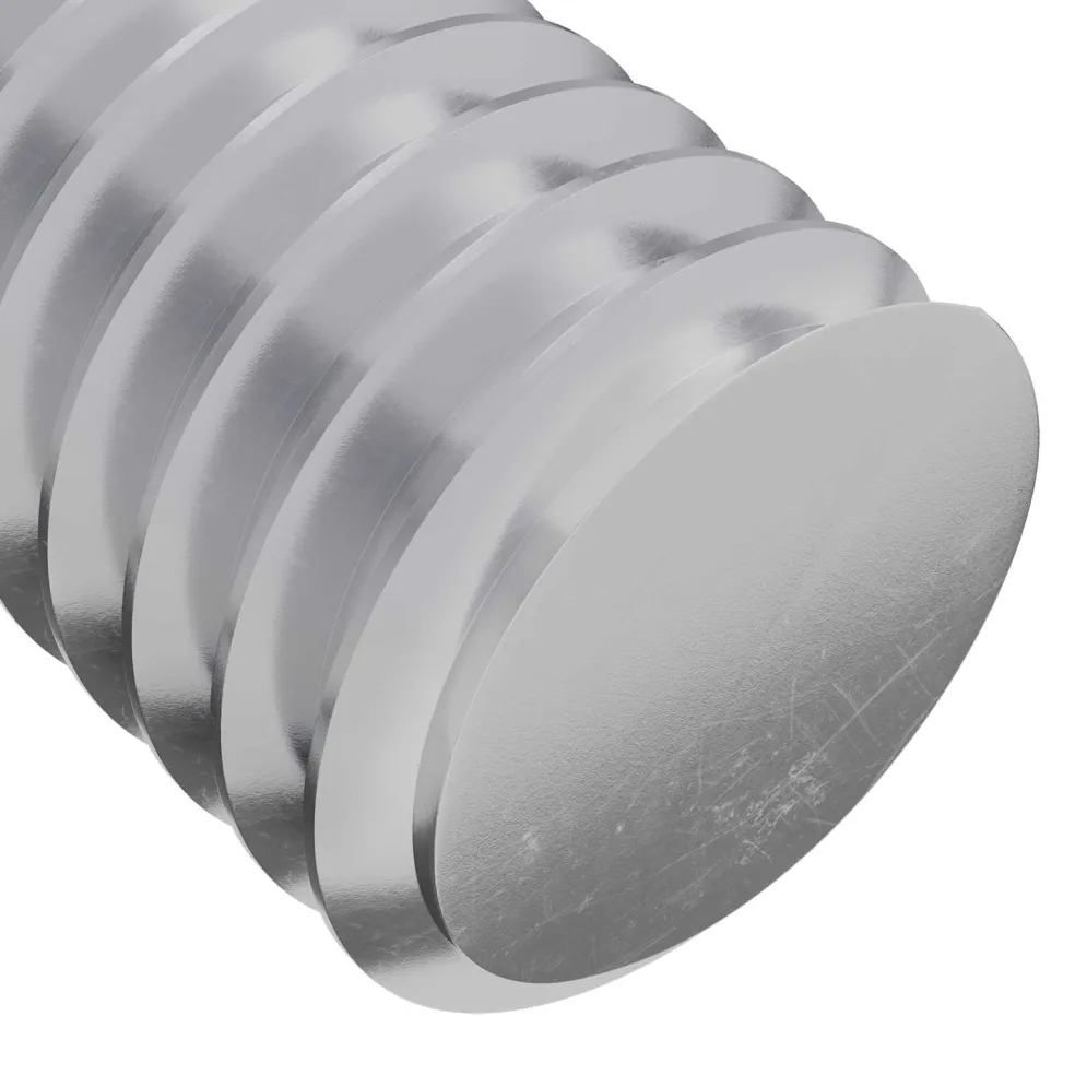 vidaXL Bout 2 st Zilver 8 x 25 mm Staal