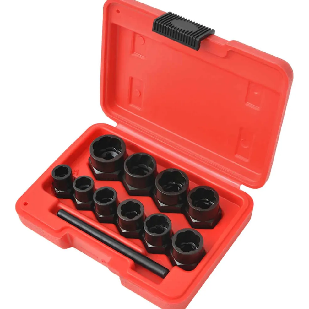 vidaXL Boutverwijdering set 11-delig staal