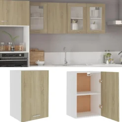 vidaXL Bovenkast Lyon 39,5x31x60 cm bewerkt hout sonoma eikenkleurig
