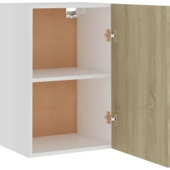 vidaXL Bovenkast Lyon 39,5x31x60 cm bewerkt hout sonoma eikenkleurig