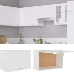 vidaXL Bovenkast Lyon 60x31x40 cm bewerkt hout wit