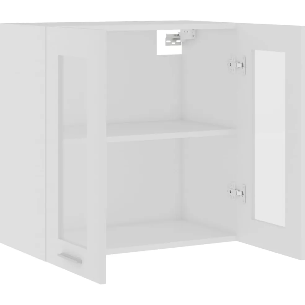 vidaXL Bovenkast Lyon 60x31x60 cm bewerkt hout wit