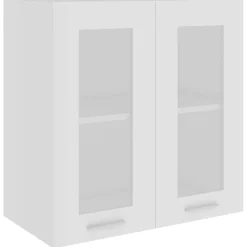 vidaXL Bovenkast Lyon 60x31x60 cm bewerkt hout wit