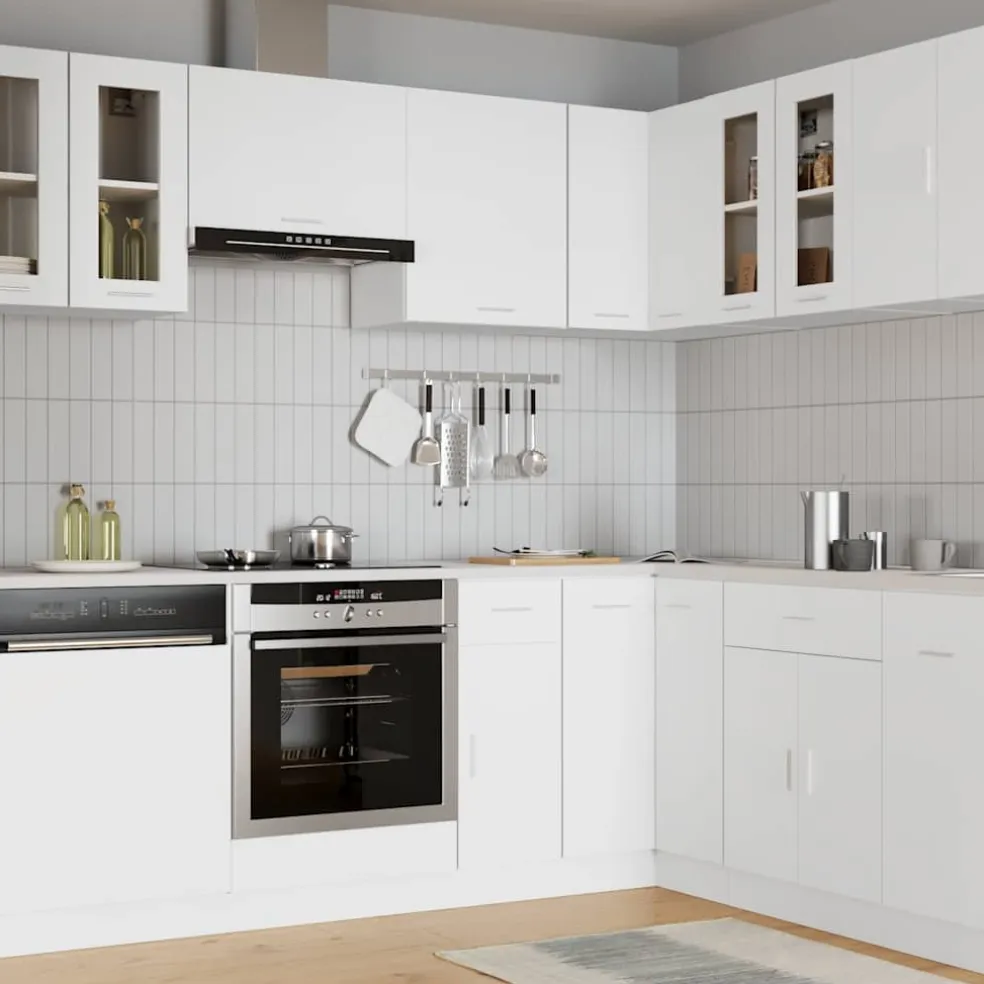 vidaXL Bovenkast Lyon 60x31x60 cm bewerkt hout wit