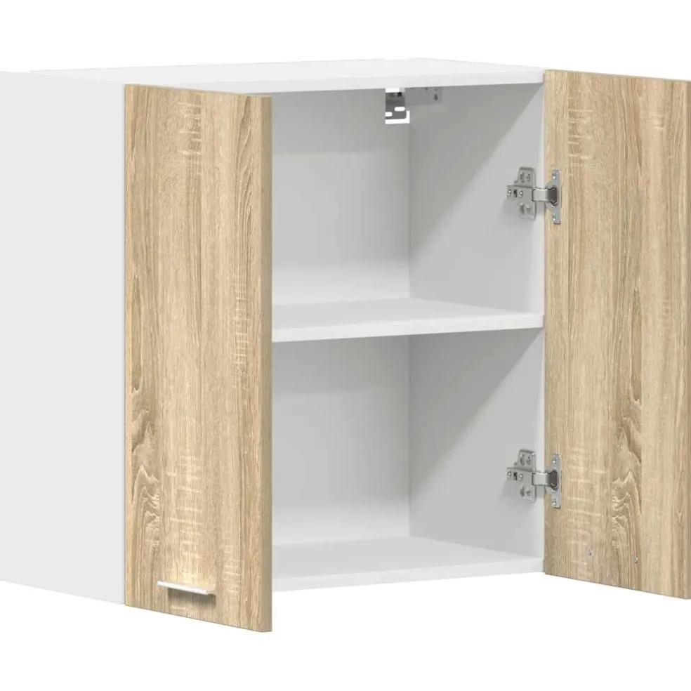 vidaXL Bovenkast Lyon 60x31x60 cm bewerkt hout sonoma eikenkleurig