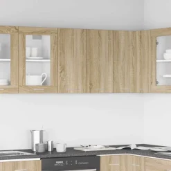 vidaXL Bovenkast Lyon 60x31x60 cm bewerkt hout sonoma eikenkleurig