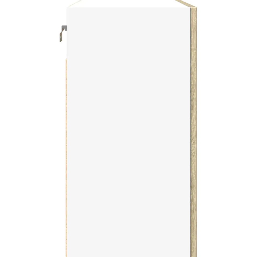 vidaXL Bovenkast Lyon 80x31x60 cm bewerkt hout sonoma eikenkleurig