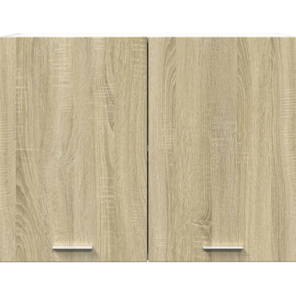 vidaXL Bovenkast Lyon 80x31x60 cm bewerkt hout sonoma eikenkleurig