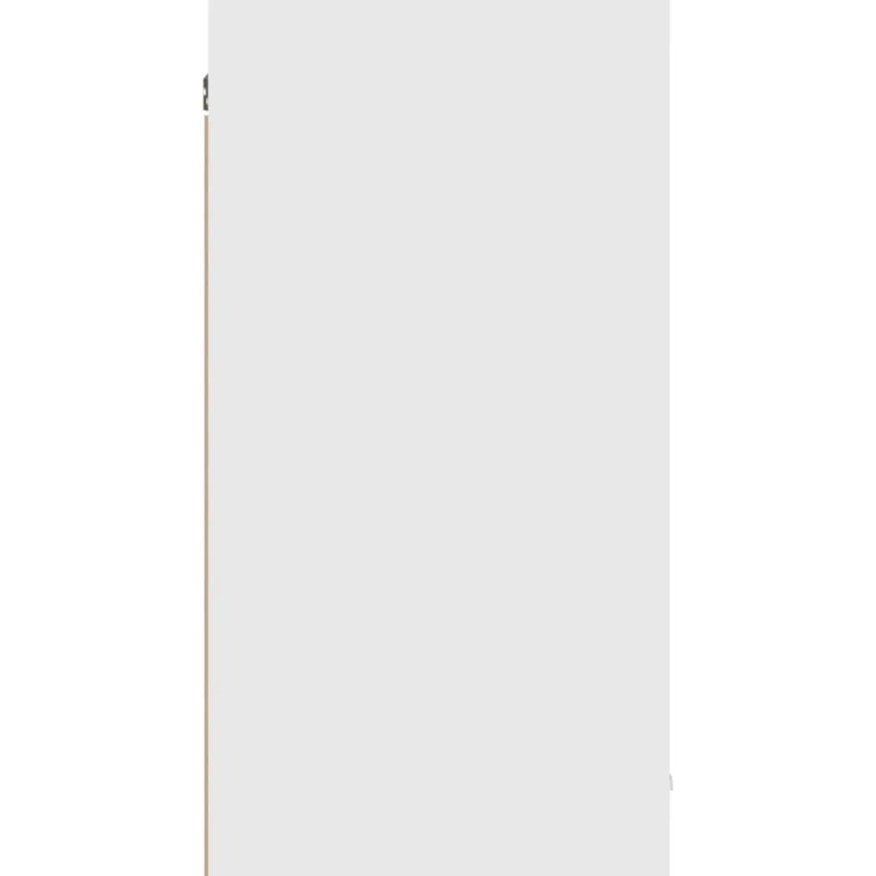 vidaXL Bovenkast Lyon 80x31x60 cm bewerkt hout wit