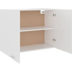 vidaXL Bovenkast Lyon 80x31x60 cm bewerkt hout wit