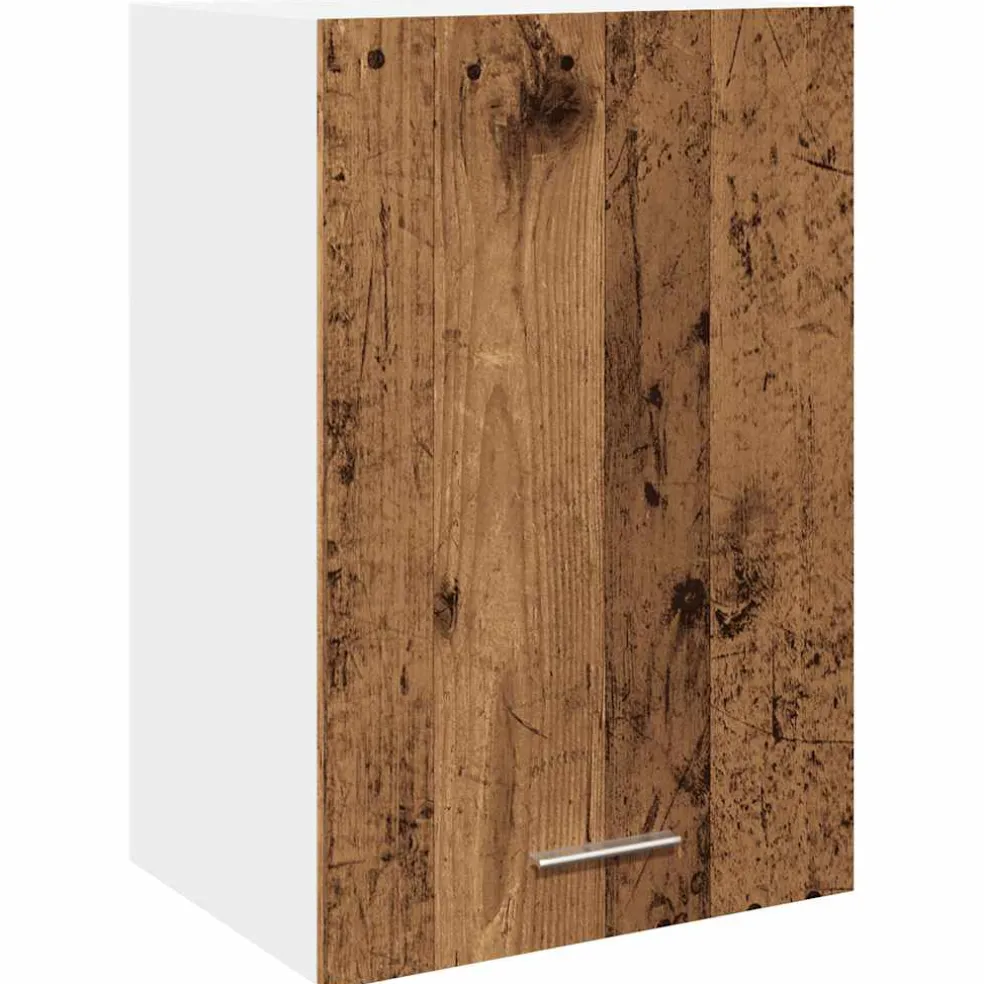 vidaXL Bovenkast Lyon 40x31x60 cm bewerkt hout oud houtkleurig