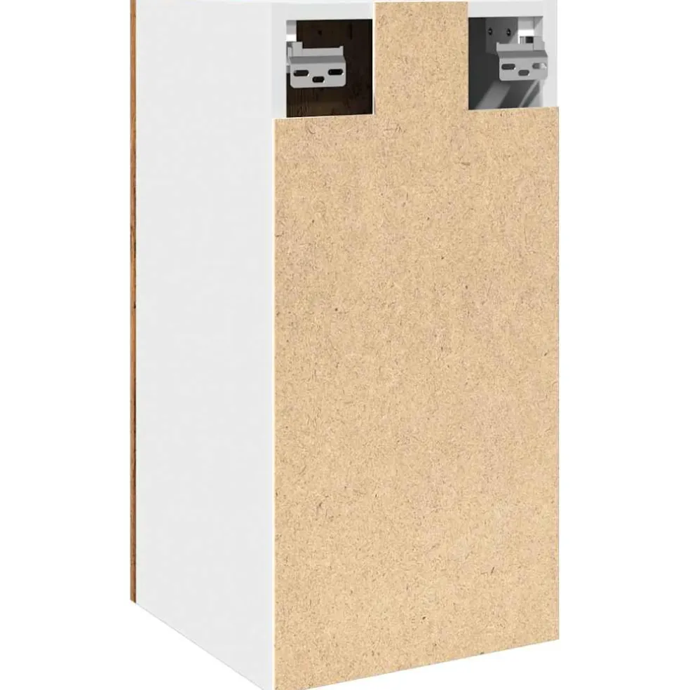 vidaXL Bovenkast Lyon 30x31x60 cm bewerkt hout oud houtkleurig