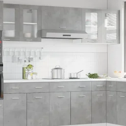 vidaXL Bovenkast Lyon 80x31x60 cm betongrijs