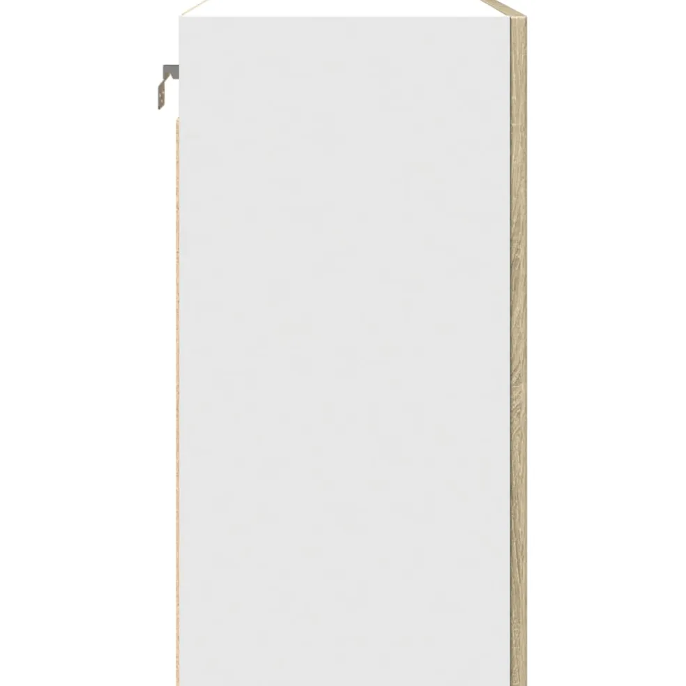 vidaXL Bovenkast Lyon 50x31x60 cm bewerkt hout sonoma eikenkleurig