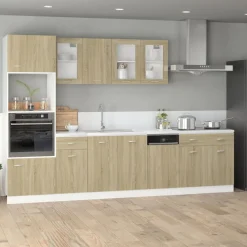 vidaXL Bovenkast Lyon 29,5x31x60 cm bewerkt hout sonoma eikenkleurig