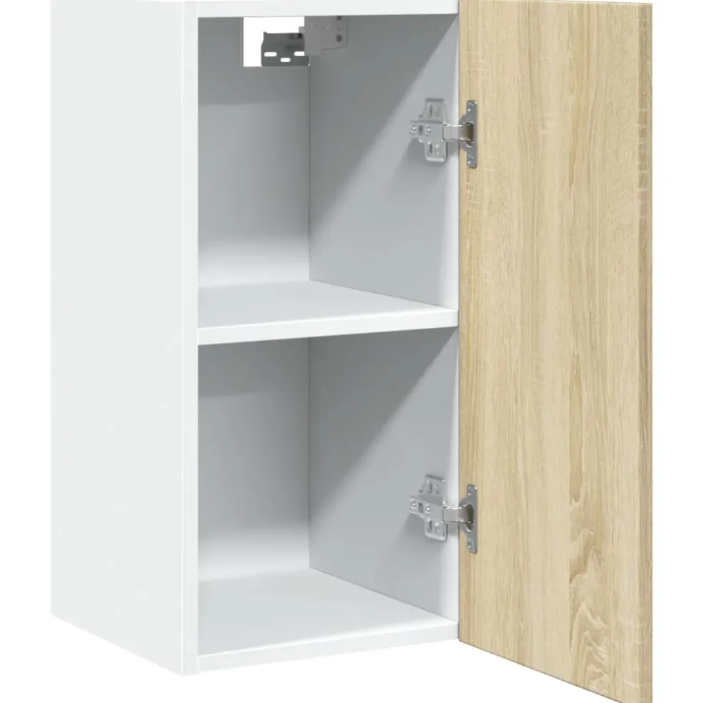 vidaXL Bovenkast Lyon 29,5x31x60 cm bewerkt hout sonoma eikenkleurig