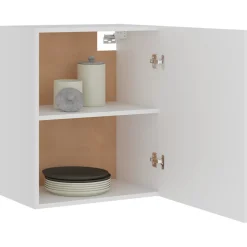 vidaXL Bovenkast Lyon 50x31x60 cm bewerkt hout wit