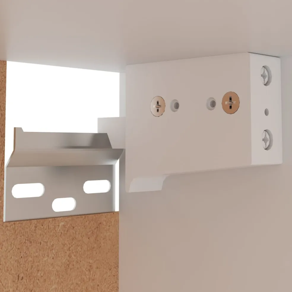 vidaXL Bovenkast Lyon 39,5x31x60 cm bewerkt hout gerookt eikenkleurig