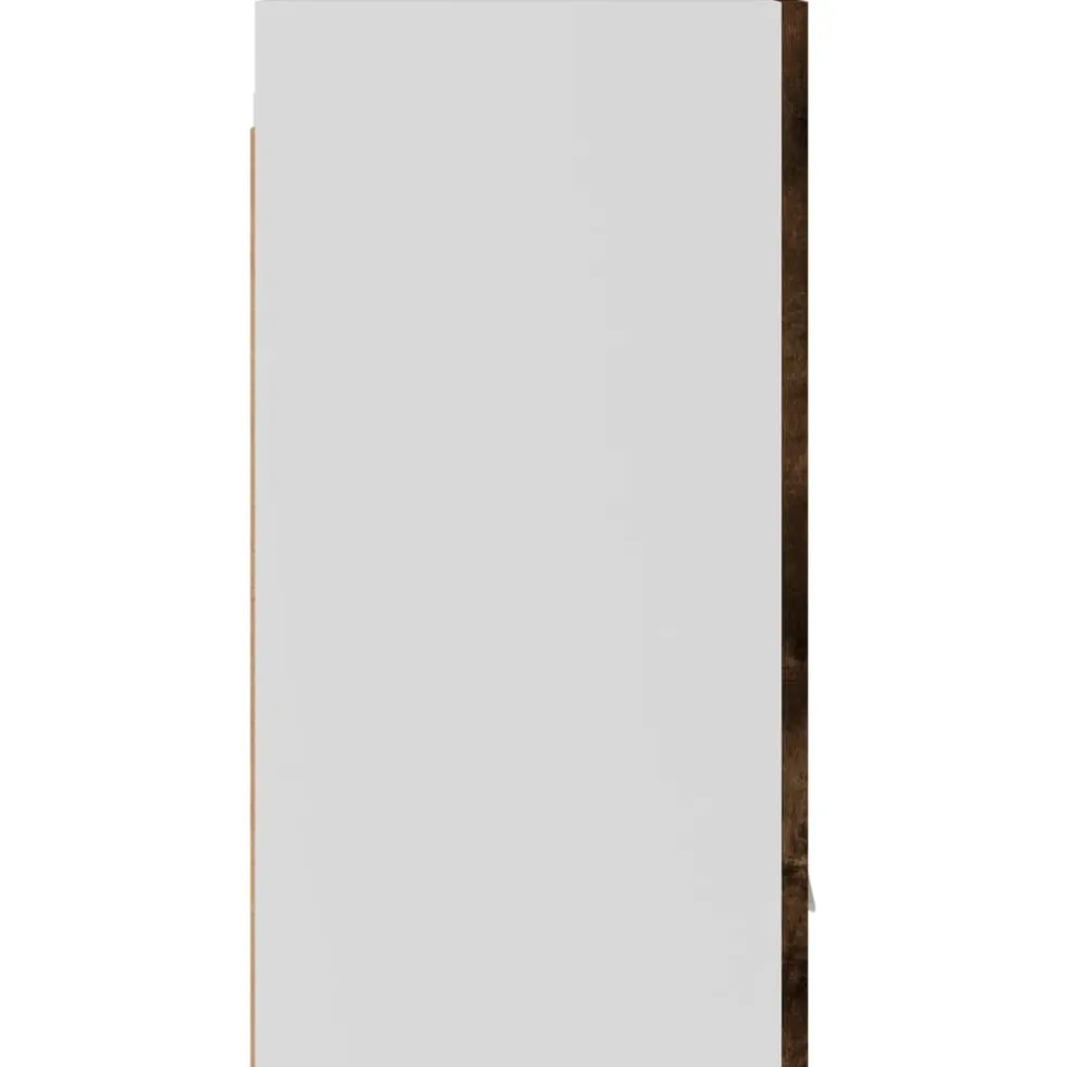 vidaXL Bovenkast Lyon 39,5x31x60 cm bewerkt hout gerookt eikenkleurig