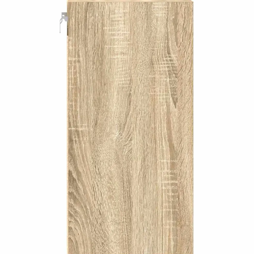 vidaXL Bovenkast Riga 30x29,5x60 cm bewerkt hout sonoma eikenkleurig