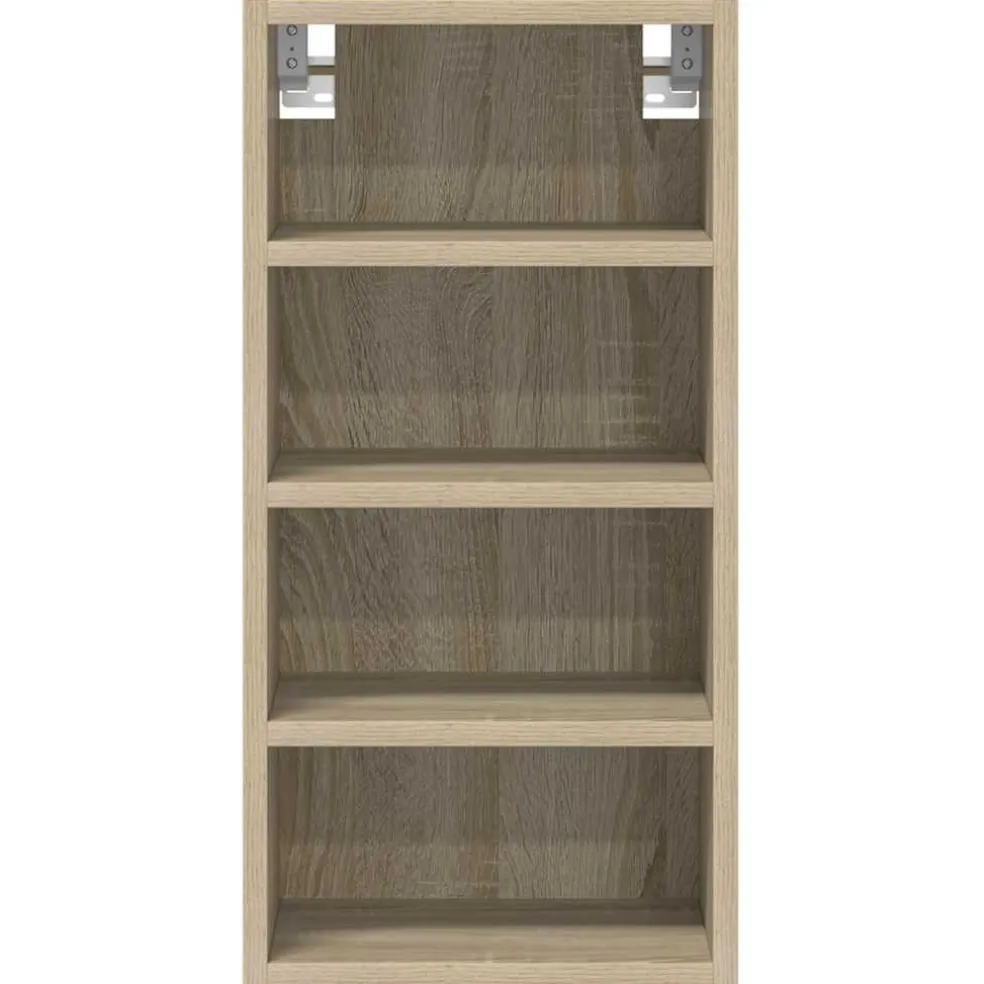 vidaXL Bovenkast Riga 30x29,5x60 cm bewerkt hout sonoma eikenkleurig