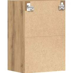vidaXL Bovenkast Riga 40x29,5x60 cm bewerkt hout artisanaal eikenkleur