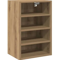 vidaXL Bovenkast Riga 40x29,5x60 cm bewerkt hout artisanaal eikenkleur