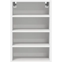 vidaXL Bovenkast Riga 40x29,5x60 cm bewerkt hout wit