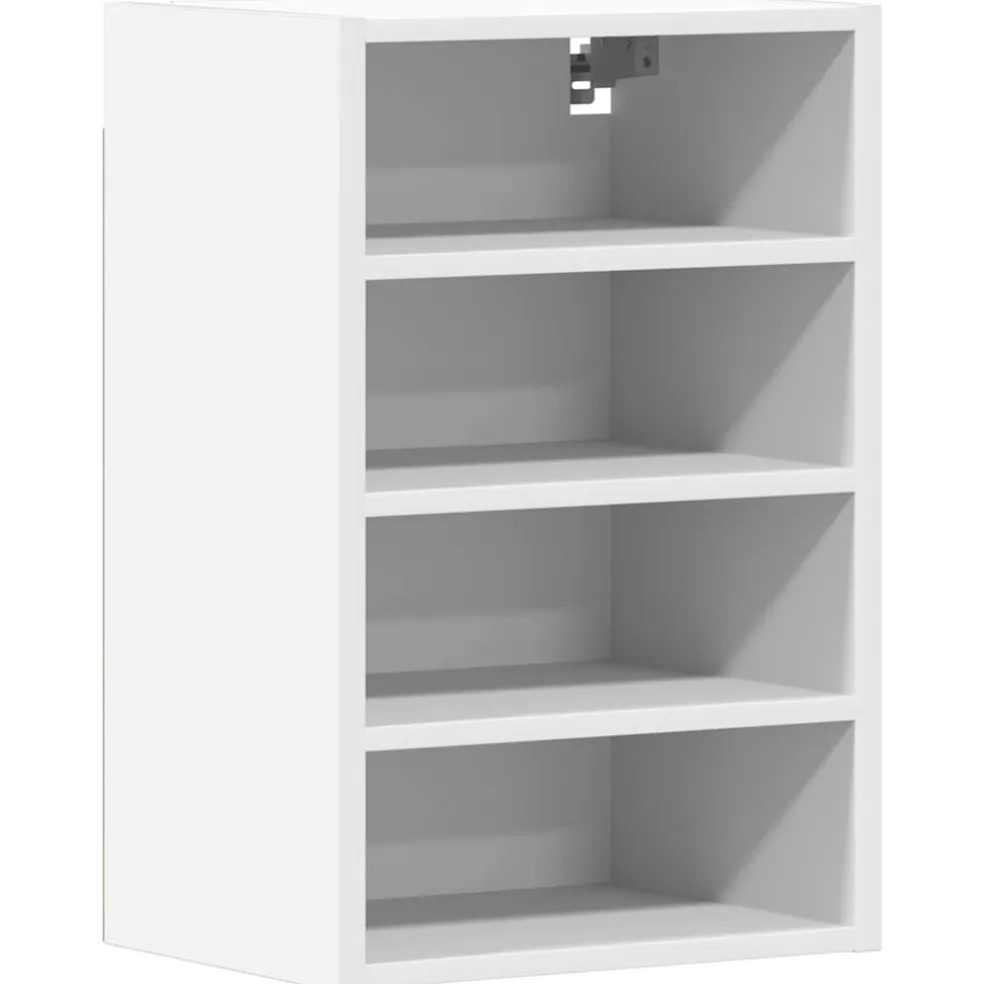 vidaXL Bovenkast Riga 40x29,5x60 cm bewerkt hout wit