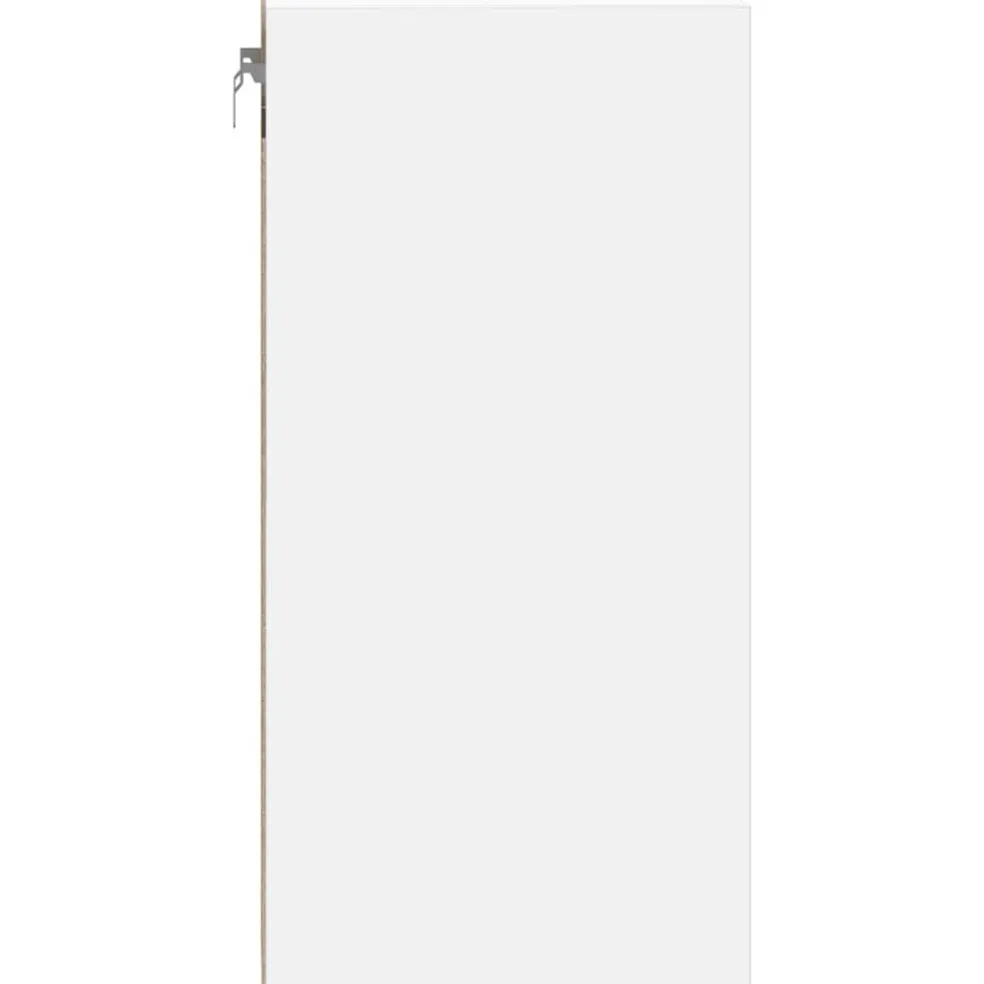 vidaXL Bovenkast Riga 40x29,5x60 cm bewerkt hout wit