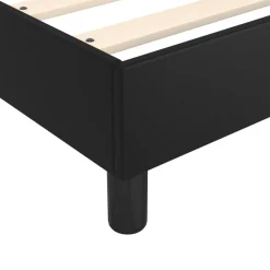 vidaXL Boxspring bed kunstleer zwart 80x200 cm