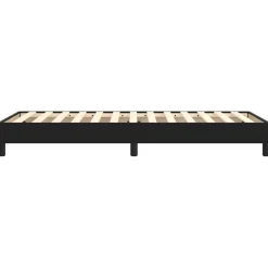 vidaXL Boxspring bed kunstleer zwart 80x200 cm